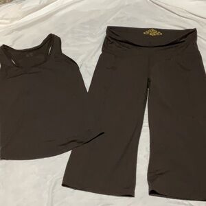 Old Navy Brown Yoga Set